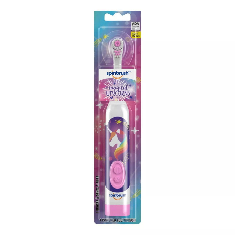 Spinbrush Mermaid And Unicorn Kids EleEaric Toothbrush, 1 Ea